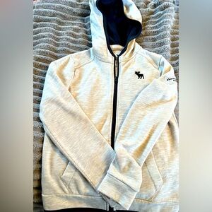Abercrombie and Fitch Kids Hooded Zipper Sweater, Size 11/12